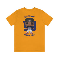Saquon Barkley New York Giants, Soft Cotton Bella and Canvas Short Sleeve Tee shirt