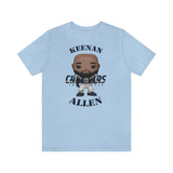 Keenan Allen L.A Chargers, Soft Cotton Bella and Canvas Short Sleeve Tee shirt