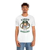 Aaron Rodgers Green Bay Packers, Soft Cotton Bella and Canvas Short Sleeve Tee shirt