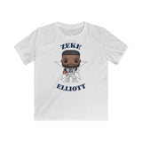 Zeke Elliott Dallas Cowboys (Throwback), Kids Gildan Softstyle Tee Shirt