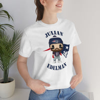 Julian Edelman New England Patriots, Soft Cotton Bella and Canvas Short Sleeve Tee shirt
