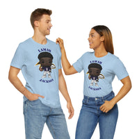 Lemar Jackson Baltimore Ravens, Soft Cotton Bella and Canvas Short Sleeve Tee shirt