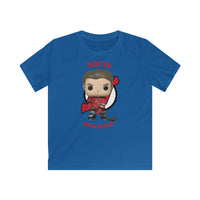 Nico Hischier New Jersey Devils, Kids Gildan Softstyle Tee Shirt
