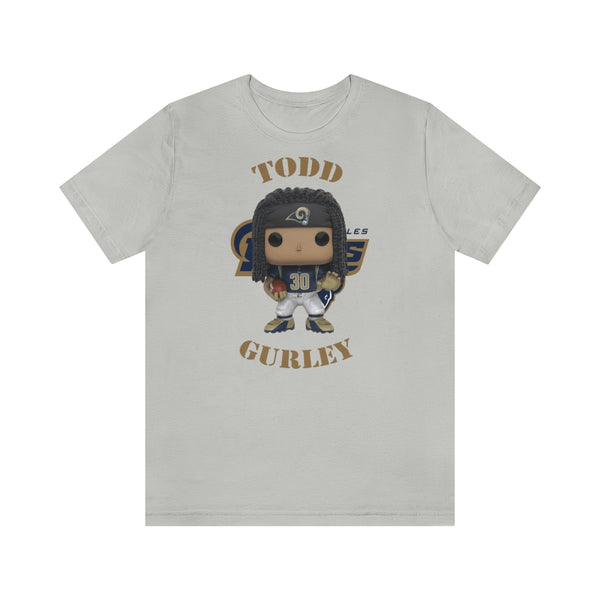 Todd Gurley L.A Rams, Soft Cotton Bella and Canvas Short Sleeve Tee shirt