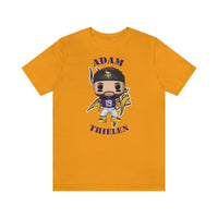 Adam Thielen Minnesota Vikings, Soft Cotton Bella and Canvas Short Sleeve Tee shirt