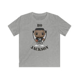 Bo Jackson Oakland Raiders, Kids Gildan Softstyle Tee Shirt