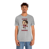 Steve Young San Francisco 49ers, Soft Cotton Bella and Canvas Short Sleeve Tee shirt