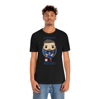 Lionel Messi PSG, Soft Cotton Bella and Canvas Short Sleeve Tee shirt