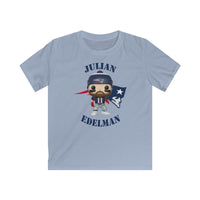 Julian Edelman New England Patriots, Kids Gildan Softstyle Tee Shirt
