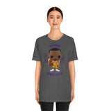 Kobe Bryant L.A Lakers (Yellow Jersey), Soft Cotton Bella and Canvas Short Sleeve Tee shirt