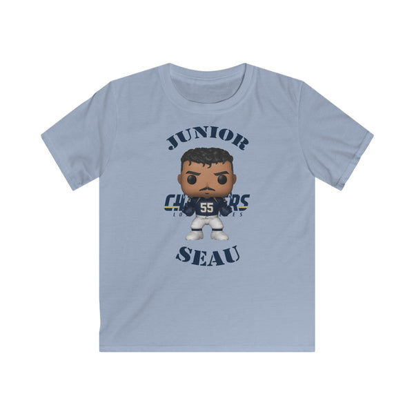 Junior Seau L.A Chargers, Kids Gildan Softstyle Tee Shirt