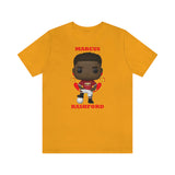 Marcus Rashford Manchester United, Soft Cotton Bella and Canvas Short Sleeve Tee shirt