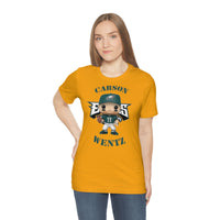 Carson Wentz Philadelphia Eagles (Green Jersey), Soft Cotton Bella and Canvas Short Sleeve Tee shirt