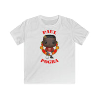 Paul Pogba Manchester United, Kids Gildan Softstyle Tee Shirt