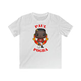 Paul Pogba Manchester United, Kids Gildan Softstyle Tee Shirt