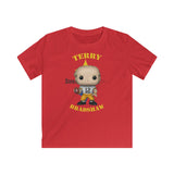 Terry Bradshaw Pittsburgh Steelers (White), Kids Gildan Softstyle Tee Shirt