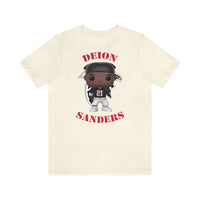Deion Sanders Atlanta Falcons, Soft Cotton Bella and Canvas Short Sleeve Tee shirt
