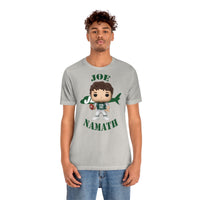 Joe Namath New York Jets, Soft Cotton Bella and Canvas Short Sleeve Tee shirt