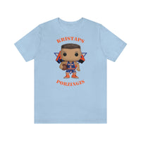 Kristaps Porzingis New York Knicks, Soft Cotton Bella and Canvas Short Sleeve Tee shirt