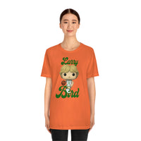 Larry Bird Celtics Basketball, Soft Cotton Bella and Canvas Short Sleeve Tee shirt