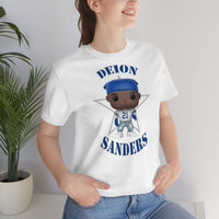 Deion Sanders Dallas Cowboys, Soft Cotton Bella and Canvas Short Sleeve Tee shirt
