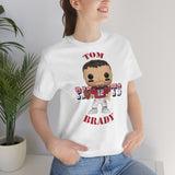 Tom Brady New England Patriots (Throwback), Soft Cotton Bella and Canvas Short Sleeve Tee shirt