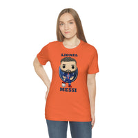 Lionel Messi PSG, Soft Cotton Bella and Canvas Short Sleeve Tee shirt