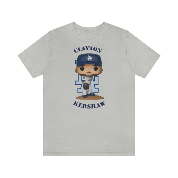 Clayton Kershaw L.A Dodgers, Soft Cotton Bella and Canvas Short Sleeve Tee shirt
