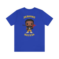 Jerome Bettis Pittsburgh Steelers, Soft Cotton Bella and Canvas Short Sleeve Tee shirt