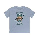 Carson Wentz Philadelphia Eagles White Jersey, Kids Gildan Softstyle Tee Shirt
