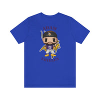Adam Thielen Minnesota Vikings, Soft Cotton Bella and Canvas Short Sleeve Tee shirt