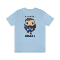 Lionel Messi PSG, Soft Cotton Bella and Canvas Short Sleeve Tee shirt