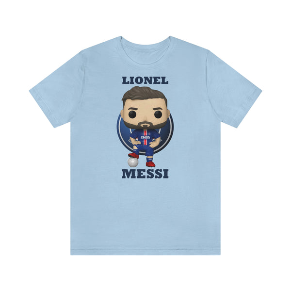 Lionel Messi PSG, Soft Cotton Bella and Canvas Short Sleeve Tee shirt
