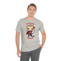 Taylor Hall New Jersey Devils, Soft Cotton Bella and Canvas Short Sleeve Tee shirt