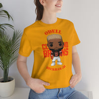 Odell Beckham Jr Cleveland Browns, Soft Cotton Bella and Canvas Short Sleeve Tee shirt