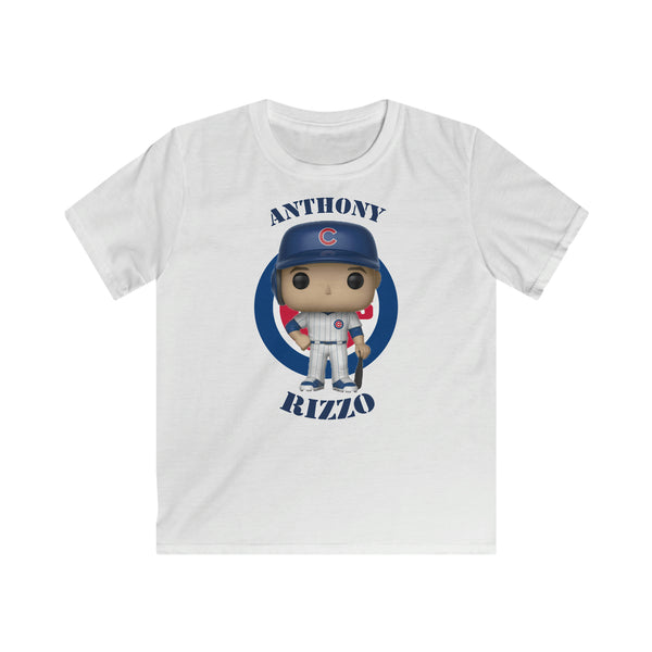 Anthony Rizzo Chicago Cubs Kids Gildan Softstyle Tee Shirt