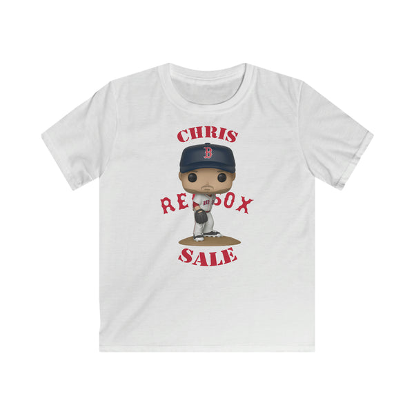 Chris Sale Boston Red Sox, Kids Gildan Softstyle Tee Shirt