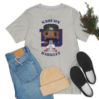 Saquon Barkley New York Giants, Soft Cotton Bella and Canvas Short Sleeve Tee shirt