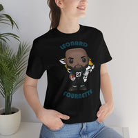 Leonard Fournette Jacksonville Jaguars, Soft Cotton Bella and Canvas Short Sleeve Tee shirt