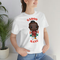 Sadio Mane Liverpool, Soft Cotton Bella and Canvas Short Sleeve Tee shirt