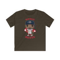 Mookie Betts Boston Red Sox, Kids Gildan Softstyle Tee Shirt