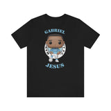 Gabriel Jesus Manchester City, Soft Cotton Bella and Canvas Short Sleeve Tee shirt