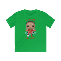 Virgil Van Dijk Liverpool, Kids Gildan Softstyle Tee Shirt