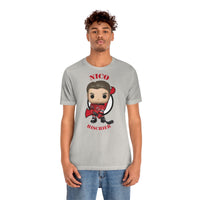 Nico Hischier New Jersey Devils, Soft Cotton Bella and Canvas Short Sleeve Tee shirt