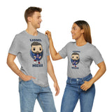 Lionel Messi PSG, Soft Cotton Bella and Canvas Short Sleeve Tee shirt