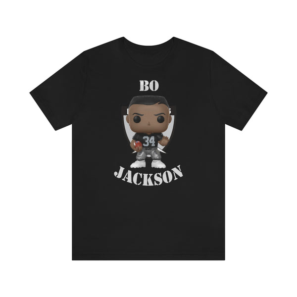 Bo Jackson Oakland Raiders, Soft Cotton Bella and Canvas Short Sleeve Tee shirt