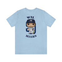 Wil Myers San Diego Padres, Soft Cotton Bella and Canvas Short Sleeve Tee shirt