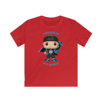 Christian McCaffrey Carolina Panthers, Kids Gildan Softstyle Tee Shirt