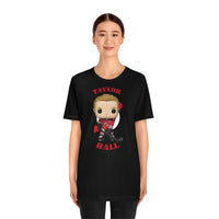 Taylor Hall New Jersey Devils, Soft Cotton Bella and Canvas Short Sleeve Tee shirt