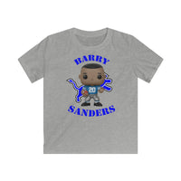 Barry Sanders Detroit Lions, Kids Gildan Softstyle Tee Shirt